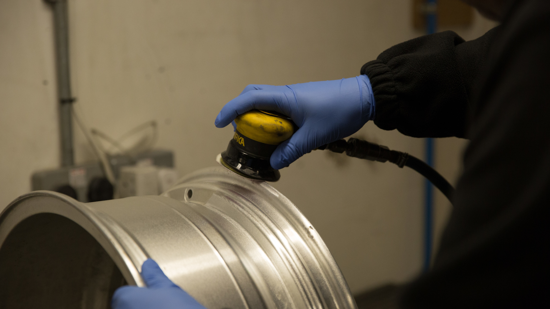 Preparing the wheel