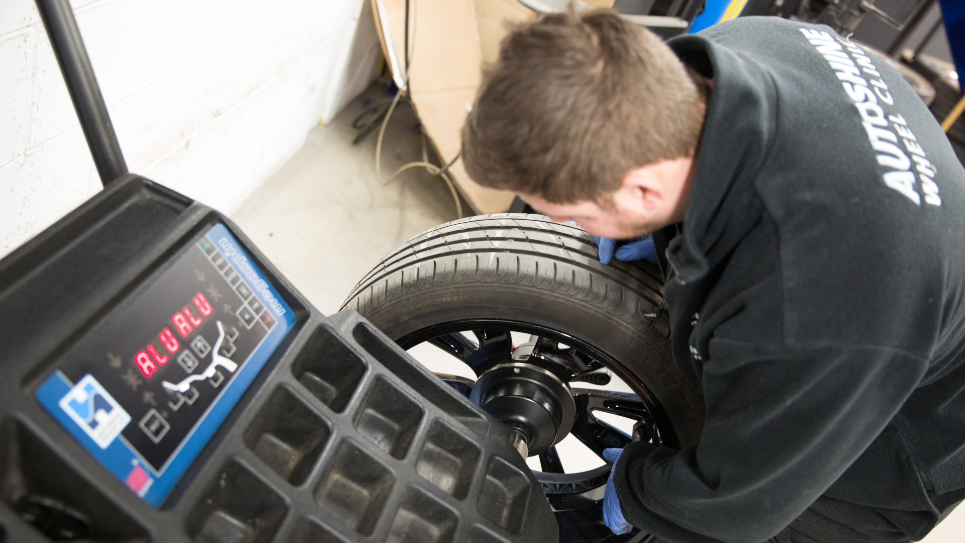 The tyres a refitted and balanced